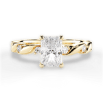 Emma Radiant Cut Lab Grown Diamond 18Kt Yellow Gold Engagement Ring
