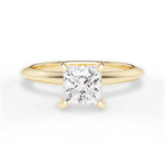 Casey Princess Cut Lab Grown Diamond 18Kt Yellow Gold Engagement Ring