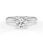 Aria Cushion Cut Lab Grown Diamond 18Kt White Gold Engagement Ring