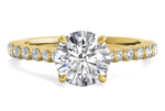 Dana Round Cut Lab Grown Diamond 18Kt Yellow Gold Engagement Ring