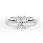 Beverly Radiant Cut Lab Grown Diamond 14Kt White Gold Engagement Ring