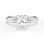 Aria Radiant Cut Lab Grown Diamond Platinum Engagement Ring