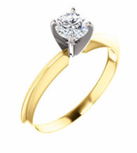 Load image into Gallery viewer, DIAMOND HSF SOLITAIRE .42ct