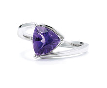 Load image into Gallery viewer, Color gem ring amethyst white gold