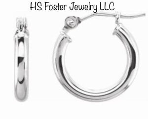 Hoop earrings, quality and value!