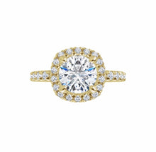 Load image into Gallery viewer, Bridal set, engagement ring in rose gold and lab grown diamonds