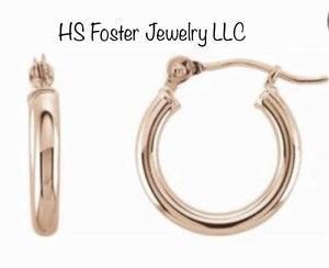 Hoop earrings, quality and value!