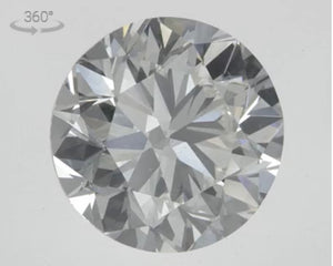 Loose 2.00ct Round VS2-G certified natural diamond.