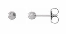 Load image into Gallery viewer, Ball earrings, 3mm, 4mm, 5mm, 6mm, 7mm, 8mm