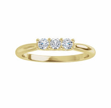 Load image into Gallery viewer, Diamond band, white gold and natural diamonds