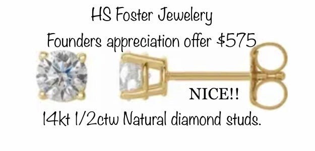 Diamond fashion stud offer