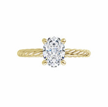 Load image into Gallery viewer, Bridal set oval natural diamond