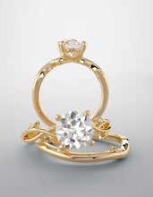 Load image into Gallery viewer, Bridal set, yellow gold and diamond