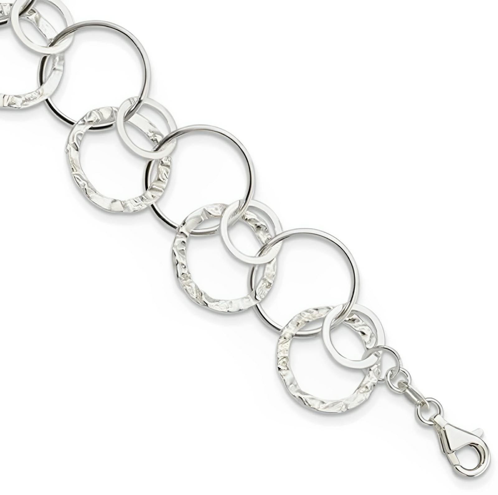 fancy silver bracelet