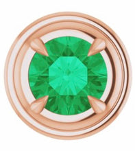 Load image into Gallery viewer, Pendant emerald yellow gold