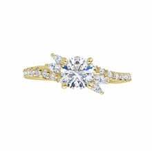 Load image into Gallery viewer, Bridal set, rose gold lab grown diamonds and natural diamonds