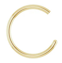 Load image into Gallery viewer, 14k Yellow gold nose ring